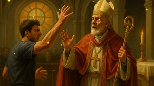 Unbeliever Storms Altar to Attack Bishop—What Happened Next Stunned the Entire Church | Proudly Catholic | Facebook