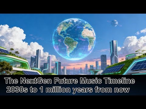 NextGen Future Music Timeline from 2030 to 1 million years from now