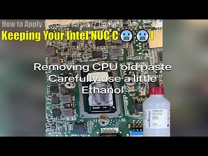 Keeping Your Intel NUC (NUC7i7BNH) Cool: How to Apply Thermal Paste // Cooling ❄