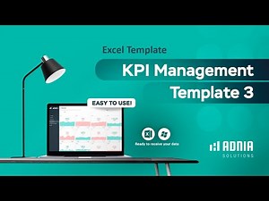 KPI Management Dashboard Template 3