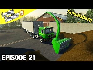 LOADING WITH A MILLING MACHINE Farming Simulator 19 - Geiselsberg with Daggerwin Ep 21