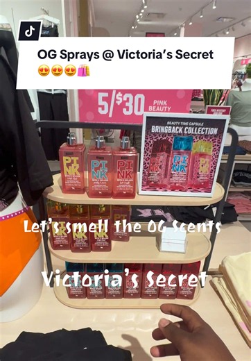 Omg the blue and pink bottle smells EXACTLY the same!!!! 😋The OG fragrance Miss collection from Victoria’s Secret 🛍️😍 ##victoriassecret##pink##fragrance##prettyandpure##shopping