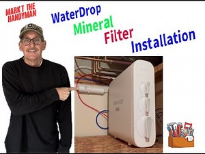 Mineral Filter on a Waterdrop RO System Installation