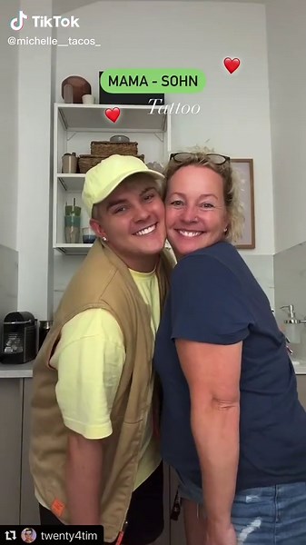 Unique Mother-Son Tattoo Bonding Moment