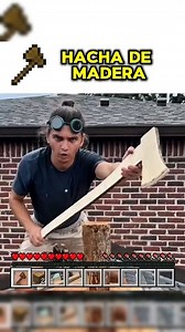 95K views · 788 reactions | Las hachas de Minecraft en la vida Real #minecraft #minecraftpe #minecraftmemes #minecraftfunny #minecraftreels | El Tio Jefey | Facebook
