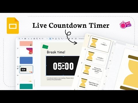 How to insert a timer or clock in Google Slides (Time Display)