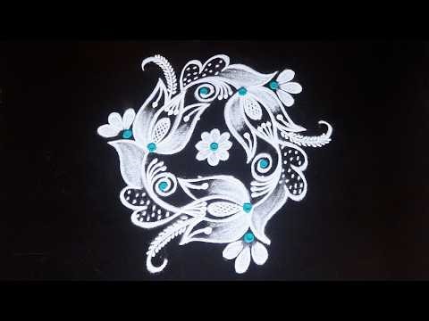 mahashivratri maasimadham beautiful flowerkolam By AnithaRangoli|🌼rangoli || 🌺Kolam ||🌻Muggulu