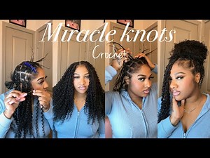 Miracle Knot Braids water wave crochet ft YGWIGS