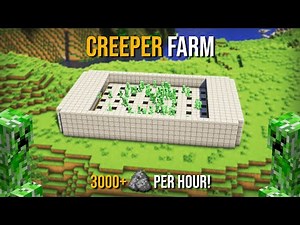 Minecraft's EFFICIENT CREEPER FARM 1.20.2 - NEW - 3,000+ PER HOUR !