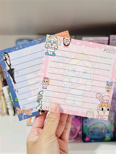 The notepads and the hello kitty pencil pouch 🤩 #hellokittypencilcase #notepad #coralinemovie