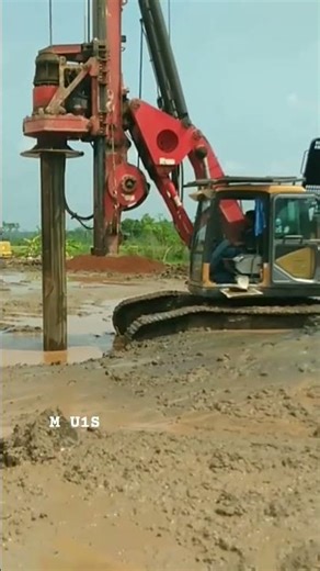 Drilling Machine bore pile, pengeboran tanah #shorts