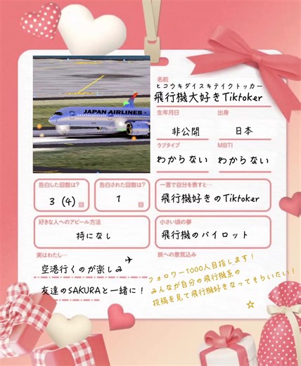 飛行機好きな人必見の楽しい投稿