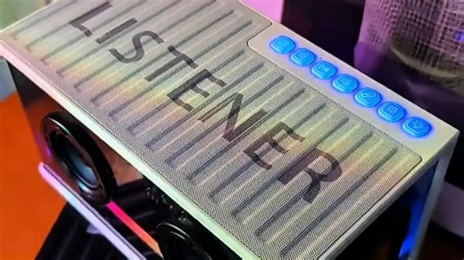 【电音之王】第一眼柏林之声桌面音箱，五彩色氛围感满满8095