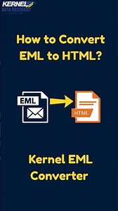 How to Convert EML to HTML | Kernel EML Converter #Shorts