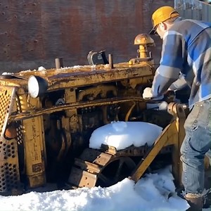 103K views · 716 reactions | 1947 Caterpillar D2 Diesel Cold Start | Magic | Facebook