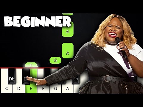 Break Every Chain - Tasha Cobbs | BEGINNER PIANO TUTORIAL + SHEET MUSIC by Betacustic