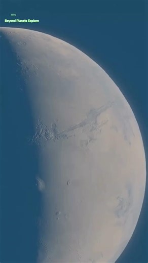 Valles Marineris: The Grand Canyon of Mars | Stunning Mars Surface View #Shorts