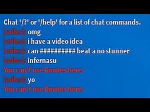 "Infernasu I have a video idea, Beat a NO STUNNER"