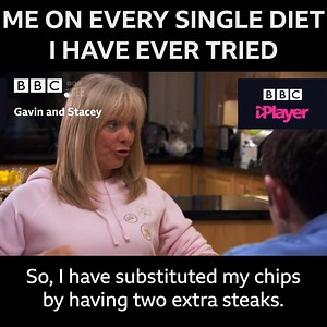 5M views · 2.1K reactions | Petition to change the name of the Atkins diet to the "Steak and Pam" diet. | BBC Comedy | Facebook