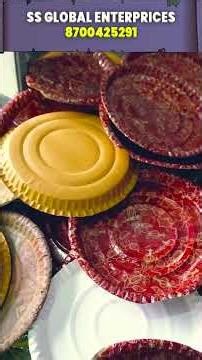 Paper Plates Manufacturing Business | SS Global Enterprises