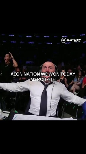 AEON NATION Celebrates Victory on March 4th