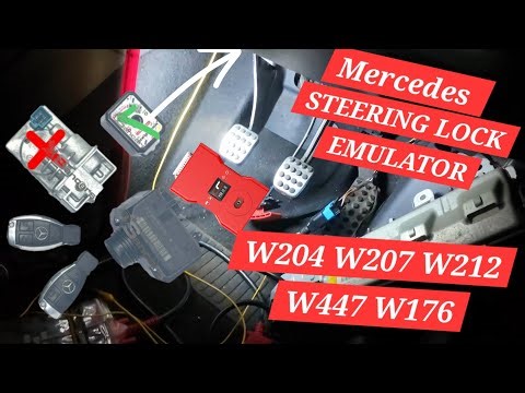 Mercedes A-Class W176 ESL/ELV Steering Lock Emulator Fix-No Power, No Dash,No Crank-CGMB Programming