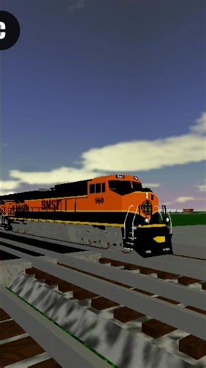 BNSF 2 bay Hopper train in the City in Ro Scale SandBox