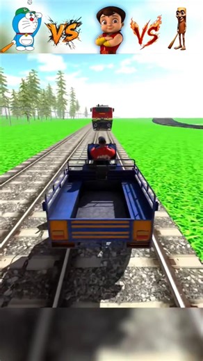 Doremon Car vs Chota Bheem Car vs Tung Sahur Car 🔥 Indian bikes driving 3d #shorts #viralvideo