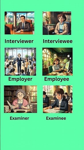 Common -er and -ee Nouns: Doers and Receivers #english #learnenglish #englishlanguage #basicenglish