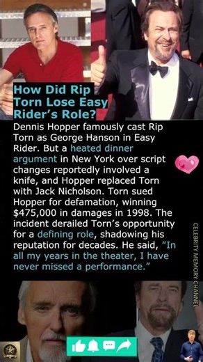 How Did Rip Torn Lose Easy Rider’s Role?