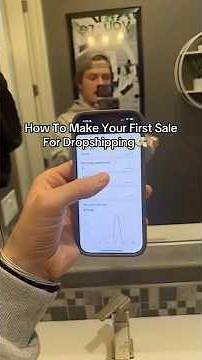 How To Make Your First Sale Dropshipping #shopify #dropshipping