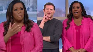 Alison Hammond denies she's engaged as Dermot quizzes her on This Morning