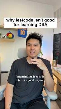 Why leetcode isn’t good for learning DSA