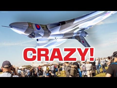 Avro Vulcan doing a loop aerobatics