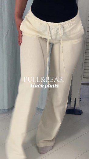 @Pull&Bear #outfitinspo #petitegirl #fashiontiktok #pullandbear #linenpants