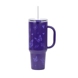 [Hot Item] Adventure 40oz Soft Matte Stainless Steel Travel Tumbler with Handle