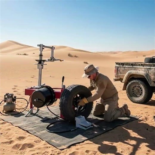 LCTX Portable Tire Changer – Works Anywhere, No Power Needed | Desert Test