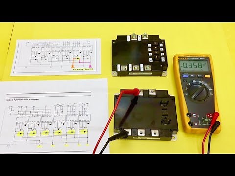 IPM IGBT 6 Pack Quick Test Meter Diode Mode [KTFG 338]