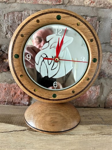 Vintage Unique Hand Made Wooden Clock - Etsy