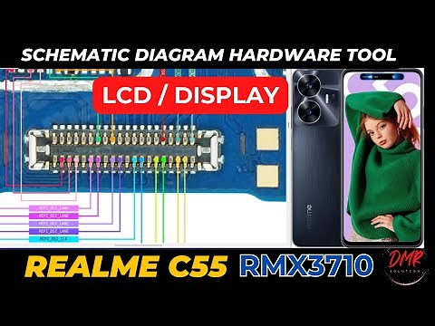 Realme c55 (rmx3710) LCD Display graphics Not Working? | Hardware Solution with Schematic Diagram