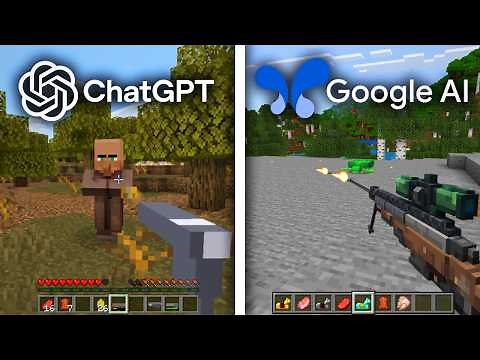 ChatGPT vs Google AI Make a Minecraft Mod From Scratch