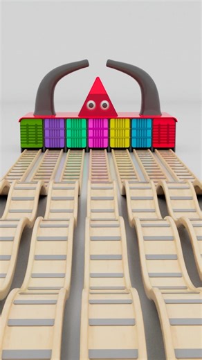 Toy Train Engine on wooden Tracks ! #toytrain #trainsongs