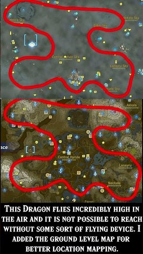 Light Dragon Pathing (Legend of Zelda: Tears of the Kingdom)