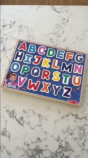 Melissa & Doug | Ms. Rachel Toys | Ms. Rachel™ Wooden Phonics Alphabet Sound Puzzle - 24 Pieces