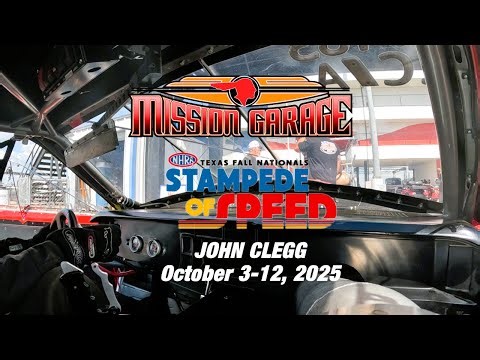 JOHN CLEGG - NHRA TX FALL NATIONALS