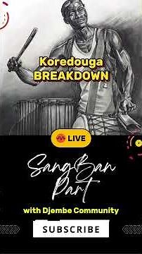 Koredouga ( Kotedjuga - Komodenu ) || DunDun Sangban Kenkeni Pattern #djembe #dundun #djembelove