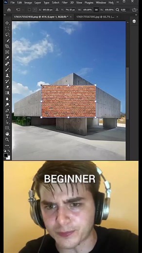 How to Add Bricks to a Wall in Photoshop #photoshop