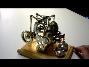 ２気筒スターリングエンジン Boehm HB12 twin Stirling Engine