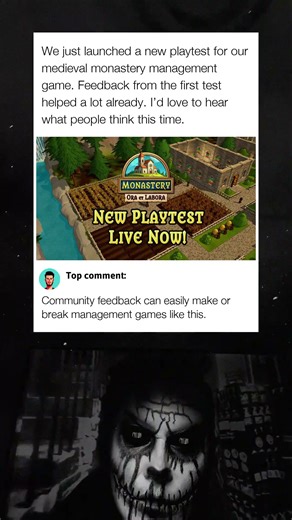 Medieval Monastery Sim Playtest