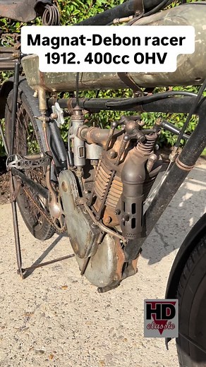New for sale at: www.hd-classic.be French Magnat-Debon 400cc ohv racer 1912. #hdclassicbe #magnatdebon #pioneermotorcycles #pioneerracecourse #frenchmotorcycles | Hd Classic
